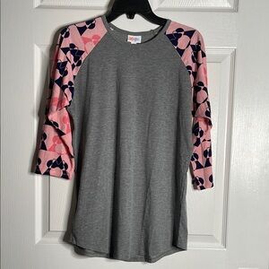 Lularoe Disney Minnie Mouse Randy 3/4 sleeve shirt